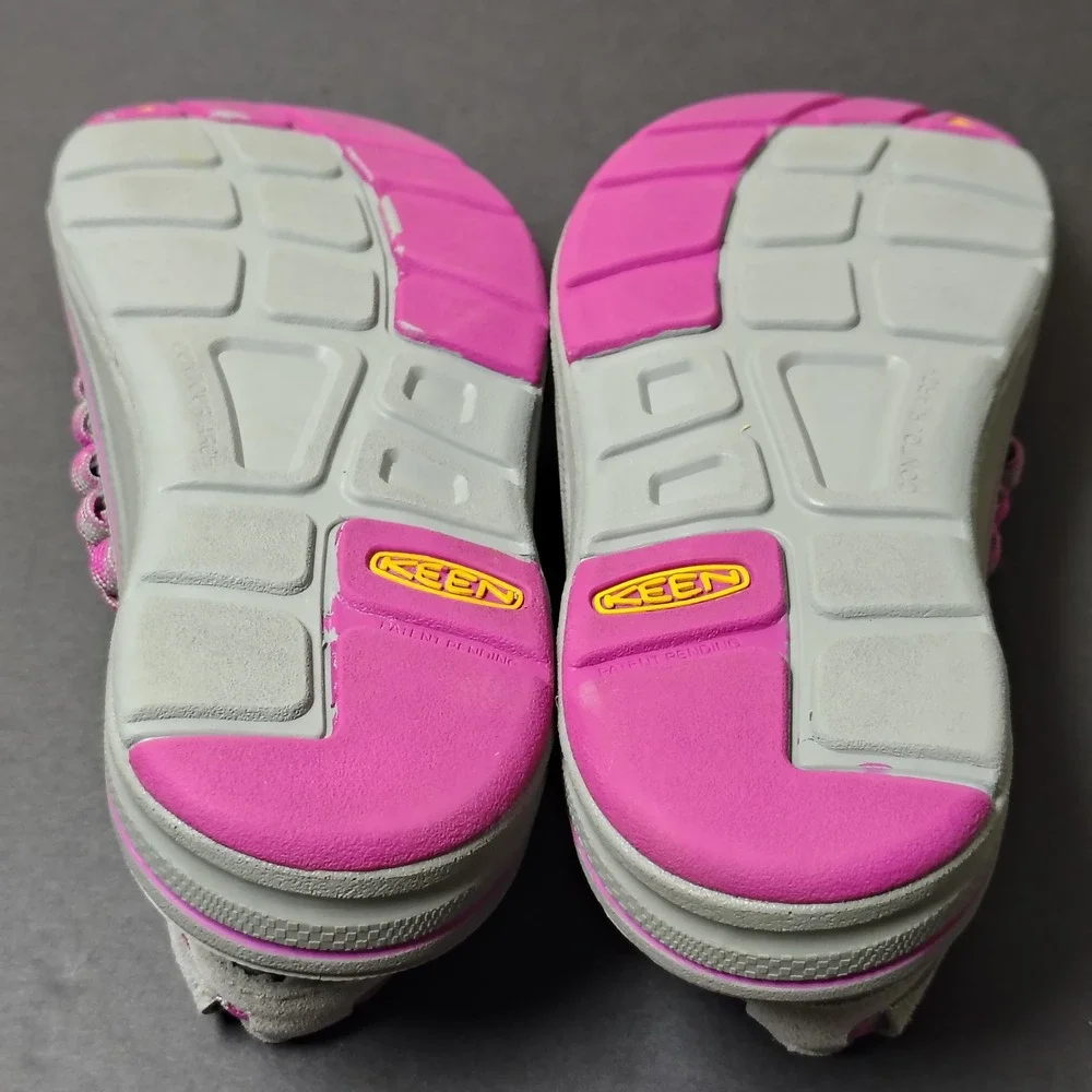 Keen Sandals Womens 7.5 Gray Pink Uneek Cord Outdoor Hiking Water Shoes